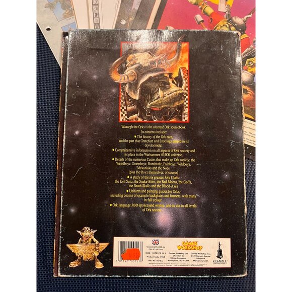 WAAARGH THE ORKS! Original 1990 Edition (not reprint) Games Workshop, 98 pages - Picture 5 of 16
